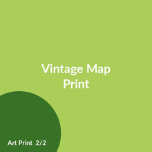 Load image into Gallery viewer, Vintage Map Print product image 2